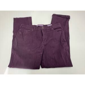 Gloria Vanderbilt Womens Jeans Size 14 Short Purple Denim